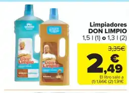 Carrefour Market DON LIMPIO Limpiadores oferta