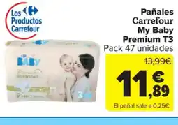 Carrefour Market Pañales Carrefour My Baby Premium T3 oferta