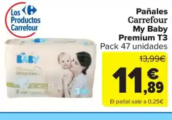 Carrefour Market Pañales Carrefour My Baby Premium T3 oferta