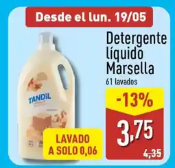 ALDI Detergente Líquido Marsella oferta