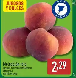 ALDI Melocotón rojo oferta