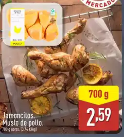 ALDI Jamoncitos Musto de pollo oferta