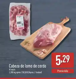 ALDI Cabeza de lomo de cerdo oferta