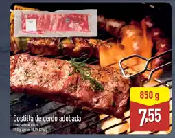 ALDI Costilla de cerdo adobada oferta