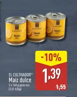 ALDI EL CULTIVADOR Maíz dulce oferta