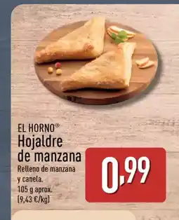 ALDI EL HORNO Hojaldre de manzana oferta