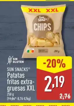 ALDI SUN SNACKS Patatas fritas extra- gruesas XXL oferta
