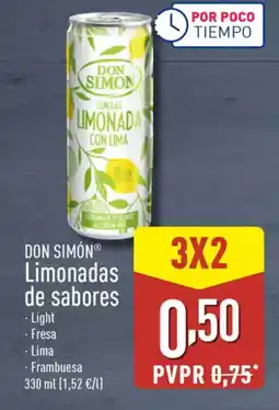 ALDI DON SIMÓN Limonadas de sabores oferta