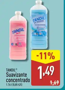 ALDI TANDIL Suavizante concentrado oferta