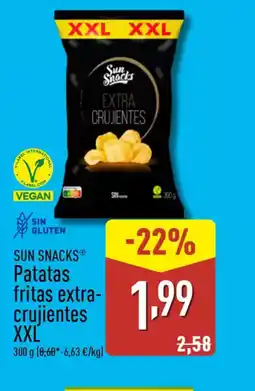 ALDI SUN SNACKS Patatas fritas extra- crujientes XXL oferta