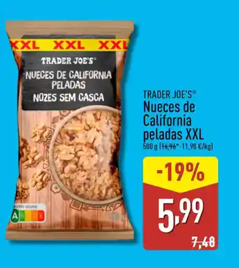 ALDI TRADER JOE'S Nueces de California peladas XXL oferta