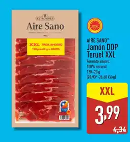ALDI AIRE SANO Jamón DOP Teruel XXL oferta