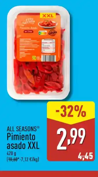 ALDI ALL SEASONS Pimiento asado XXL oferta