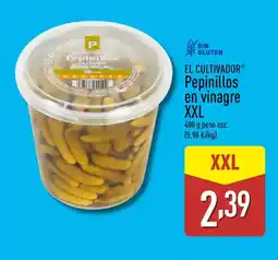 ALDI EL CULTIVADOR Pepinillos en vinagre XXL oferta