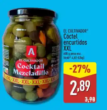ALDI EL CULTIVADOR Cóctel encurtidos XXL oferta
