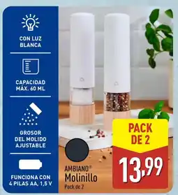 ALDI AMBIANO Molinillo oferta