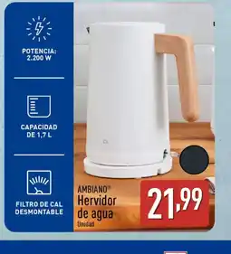 ALDI AMBIANO Hervidor de agua oferta