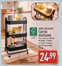 ALDI HOME CREATION Carrito multiusos oferta