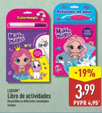 ALDI LUDUM Libro de actividades oferta