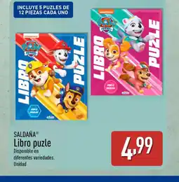 ALDI SALDAÑA Libro puzle oferta