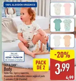 ALDI LILY & DAN Body oferta