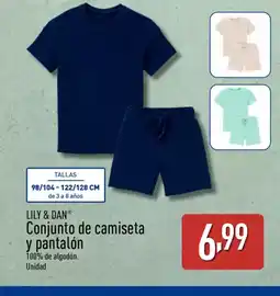 ALDI LILY & DAN Conjunto de camiseta y pantalón oferta