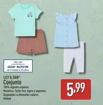 ALDI LILY & DAN Conjunto oferta
