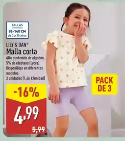 ALDI LILY & DAN Malla corta oferta