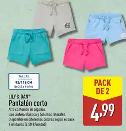 ALDI LILY & DAN Pantalón corto oferta