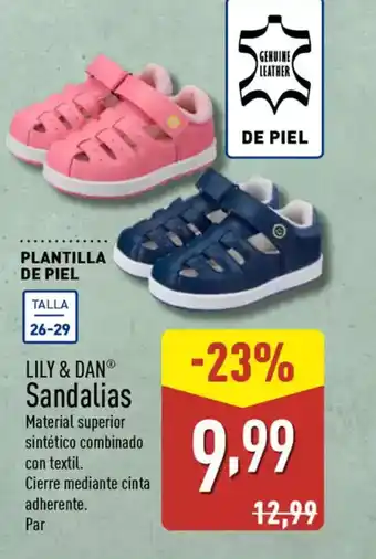 ALDI LILY & DAN Sandalias oferta