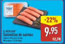 ALDI EL MERCADO Solomillos de salmón oferta