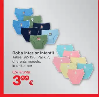 KIK Roba interior infantil oferta