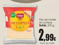 Unide Market Schär - pan de molde sin corteza oferta