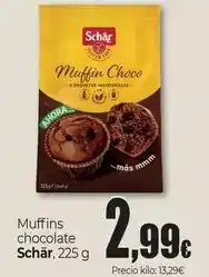 Unide Market Schär - muffins chocolate oferta