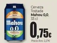 Unide Market Mahou - cerveza tostada 0,0 oferta