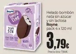 Unide Market Royne - helado bombon nata sin azucar y sin lactosa oferta