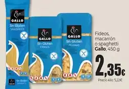 Unide Market Gallo - fideos, macarron o spaghetti oferta