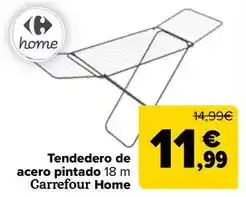 Carrefour Carrefour home - tendedero de acero pintado 18 m oferta