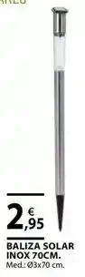 CMB Bricolage Baliza solar inox oferta