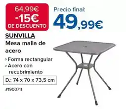Costco Mesa malla de acero oferta