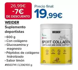 Costco Weider - suplemento deportistas oferta