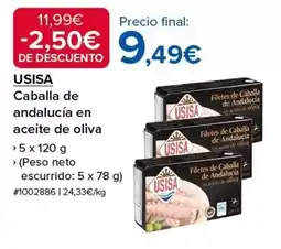 Costco Usisa - caballa de andalucia en aceite de oliva oferta