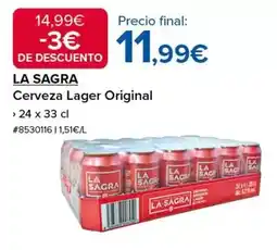 Costco La sagra - cerveza lager original oferta