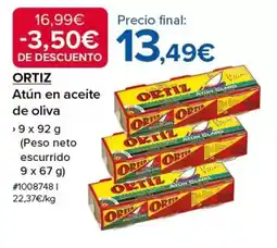 Costco Ortiz - atún en aceite de oliva oferta