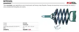 Ferri Ritc501 tipo acordeón, que garantiza una transmisión de fuerza más flexible oferta