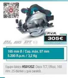 Ferri Makita - equipo básico hs012gz oferta