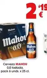 TOP Cash & Carry Mahou - cerveza oferta