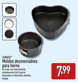 ALDI Zenker - moldes desmontables para horno oferta