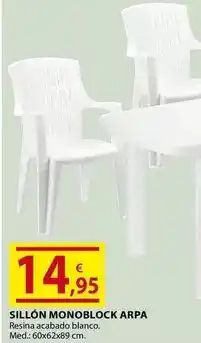 CMB Bricolage Arpa - sillón monoblock oferta