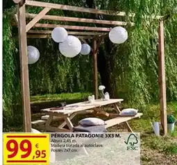 CMB Bricolage Pérgola patagonie 3x3 m oferta
